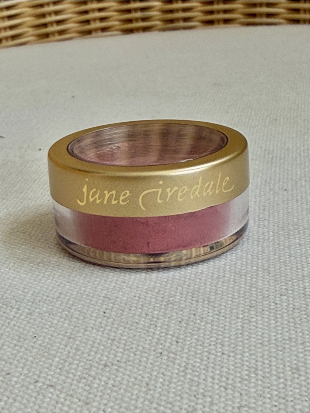 New Rare Jane Iredale 24-Karat Gold Dust Loose Shimmer Powder Color Rose Gold